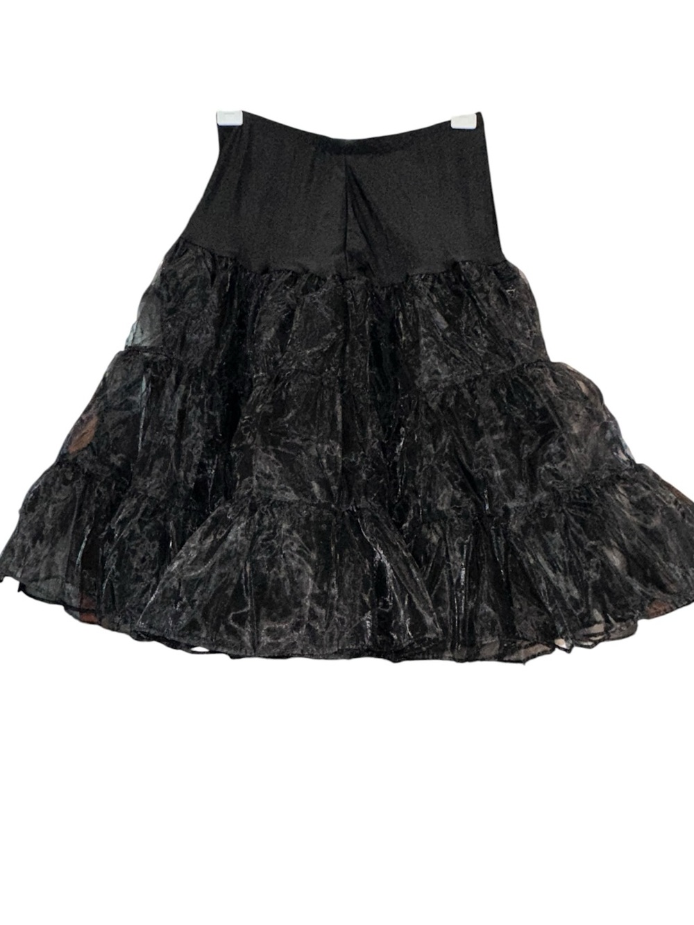Grace Karin Black 24 in  & White 23 in  Tulle Midi slip Women’s‎ Medium New